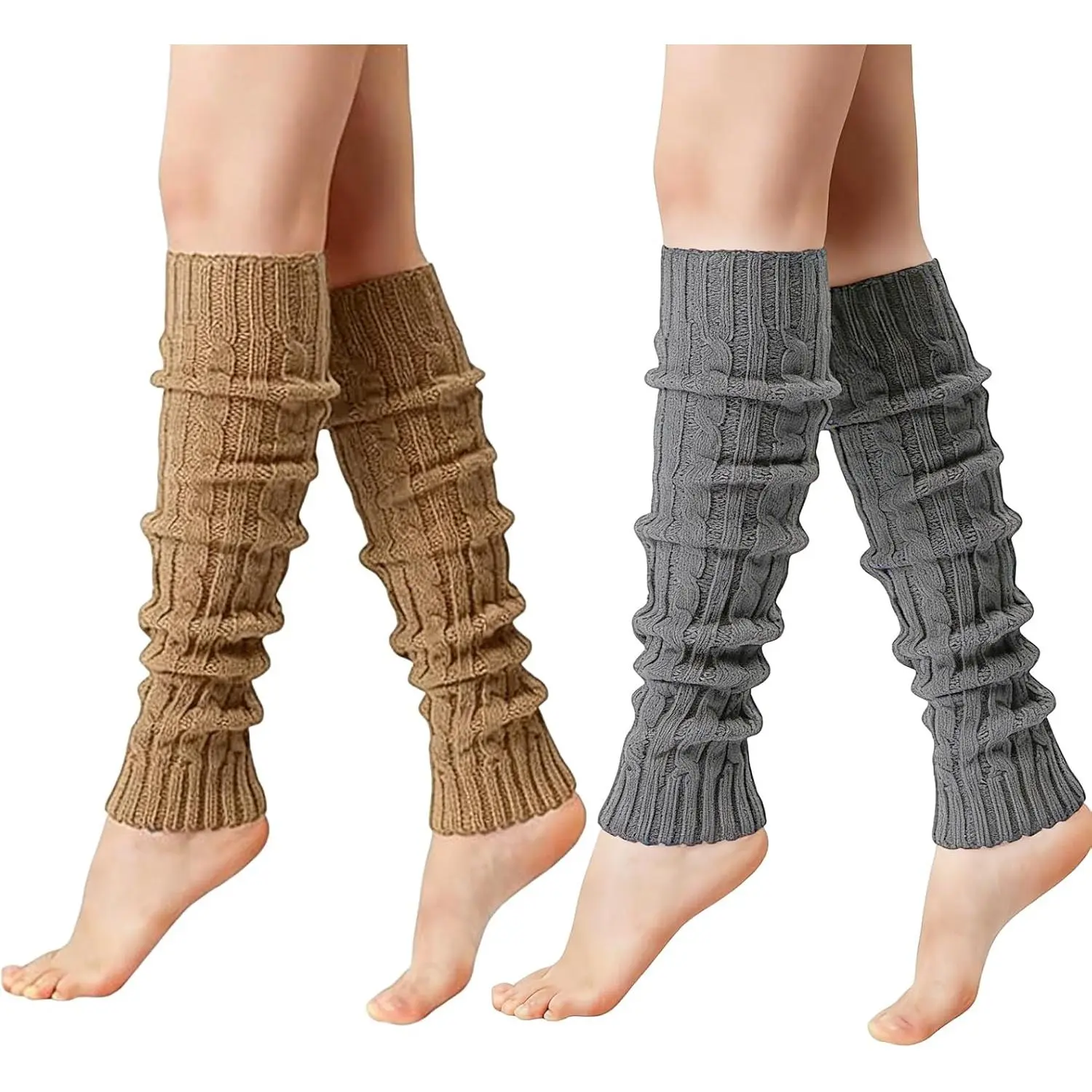 2 Pcs Leg Warmers Y2k, Leg Warmers, Y2k Accessories, Cute Kawaii Cream Legwarmers for Women Winter