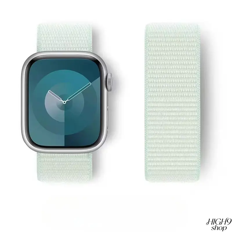 Slim Waist Braided Nylon Watch Band with Magnetic Buckle, Compatible with Apple Watch Series 1 to 11 and Ultra, Comfortable Breathable Magnetic Closure Replacement Strap