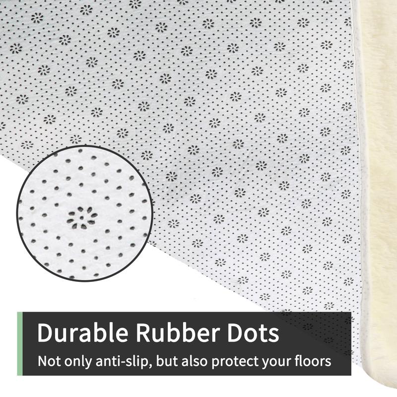 FAMVAL Large Size Plush Rugs Big Fluffy Area Rug Non-slip Soft Shaggy Carpet Mats for Livingroom Bedroom Nursery Home Decor Cream Christmas gifts FAMVAL Large Size Plush Rugs Big Fluffy Area Rug Non-slip Soft Shaggy Carpet Mats for Livingroom Bedroom Nursery Home Decor Cream Christmas gifts