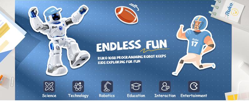 Ruko 1088 Smart Robots for Kids, Large Programmable Interactive RC Robot with Voice Control, APP Control, Present for 4 5 6 7 8 9 Years Old Kids Boys and Girls Ruko 1088 Smart Robots for Kids, Large Programmable Interactive RC Robot with Voice Control, APP Control, Present for 4 5 6 7 8 9 Years Old Kids Boys and Girls
