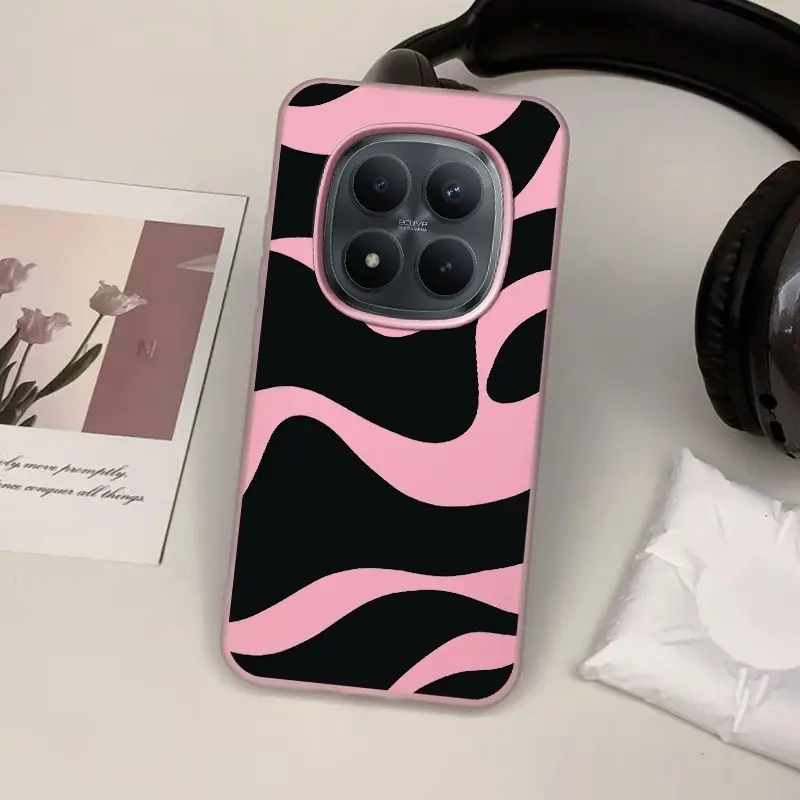 Large stripes Available in three colors Novelty Practical Suitable for Redmi phone cases, suitable for Redmi 15, 14, 13, 12, A7, A5, A3, Note15, 14, 13, 4G, 5G, Pro, Pro+, S series models Exquisite design Durable and enduring