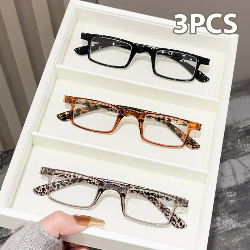 Elegant and simple women presbyopic glasses Square Frame fit all face shapes, suitable for round faces and square faces, boost your appearance when wearing daily