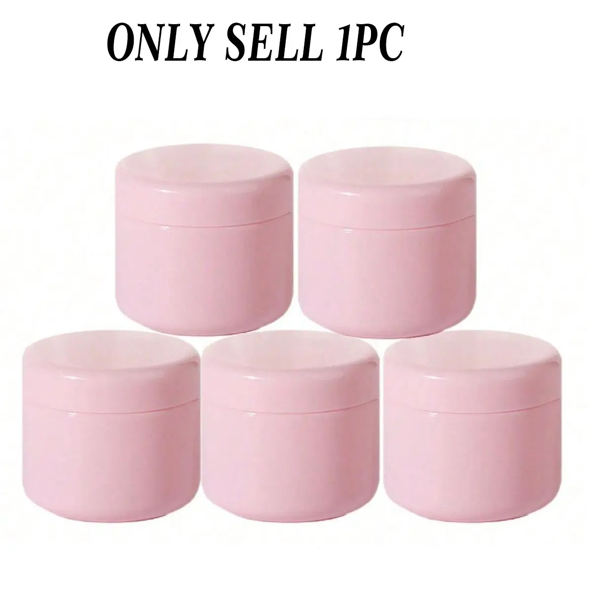 Reusable Plastic Storage Empty Makeup Containers, Travel Cream Lotion Bottles, Leak-Proof Cosmetic Jars, Airtight Sealed Canister, Home Living Room Bedroom Bathroom Decor, Reusable Airtight Waterproof