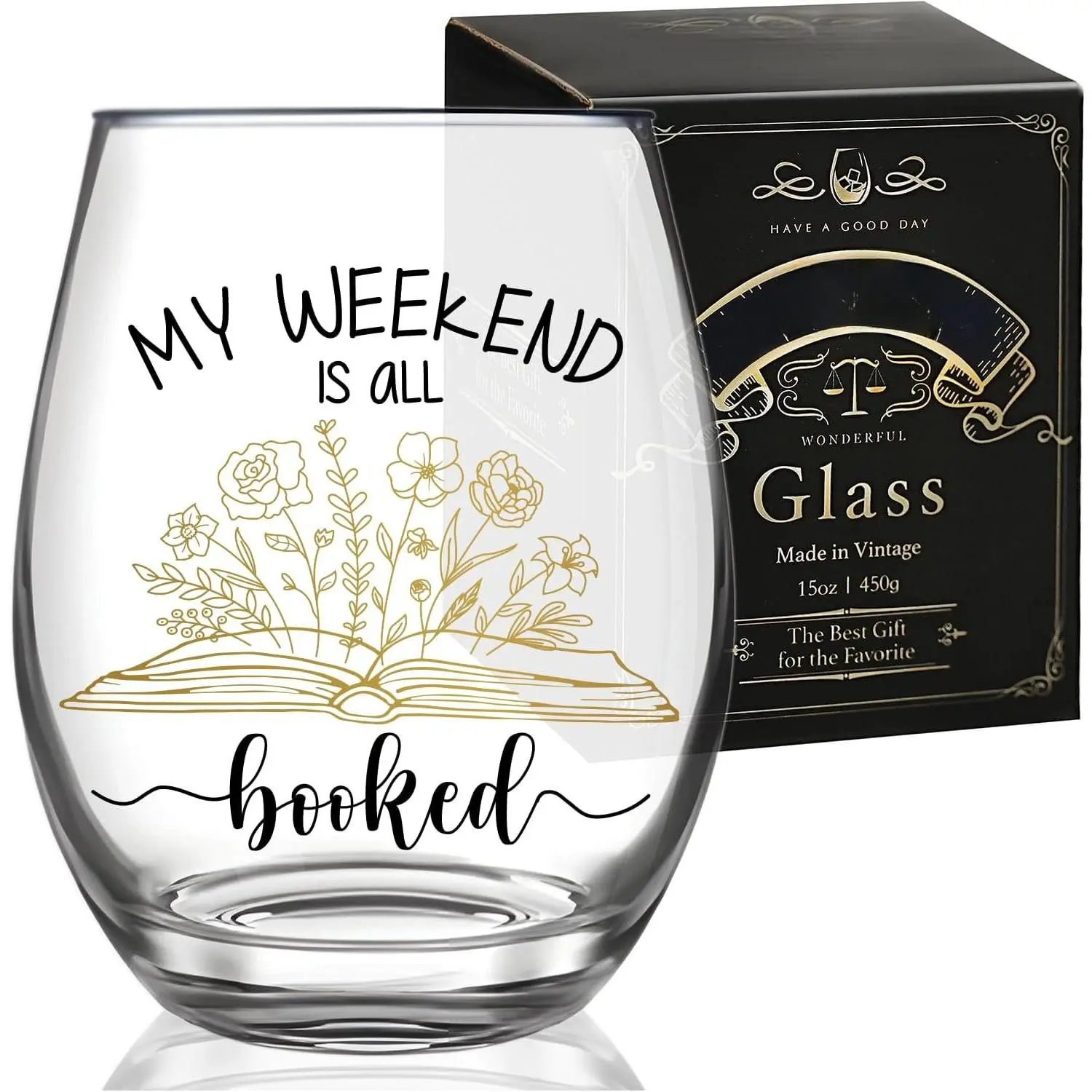My  is  Booked  Glass, With  Glasses Reserved for Book lovers, Iibrarians, Teachers, Bookworm  Ideas, Inspirational Birthday Gifts for -58