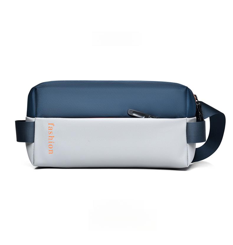 2026 New Trendy Cool Men's Bag, Crossbody Motorcycle Bag, Street Style Sports Car Crossbody Men's Bag, Waterproof Leather Chest Bag for Men