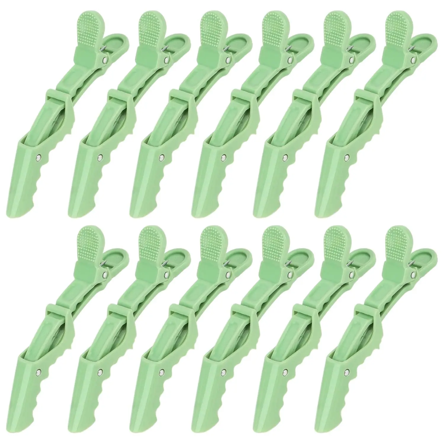Hair Clips, 12 count Green  Clips for Styling Sectioning, Hair Accessories for Women
