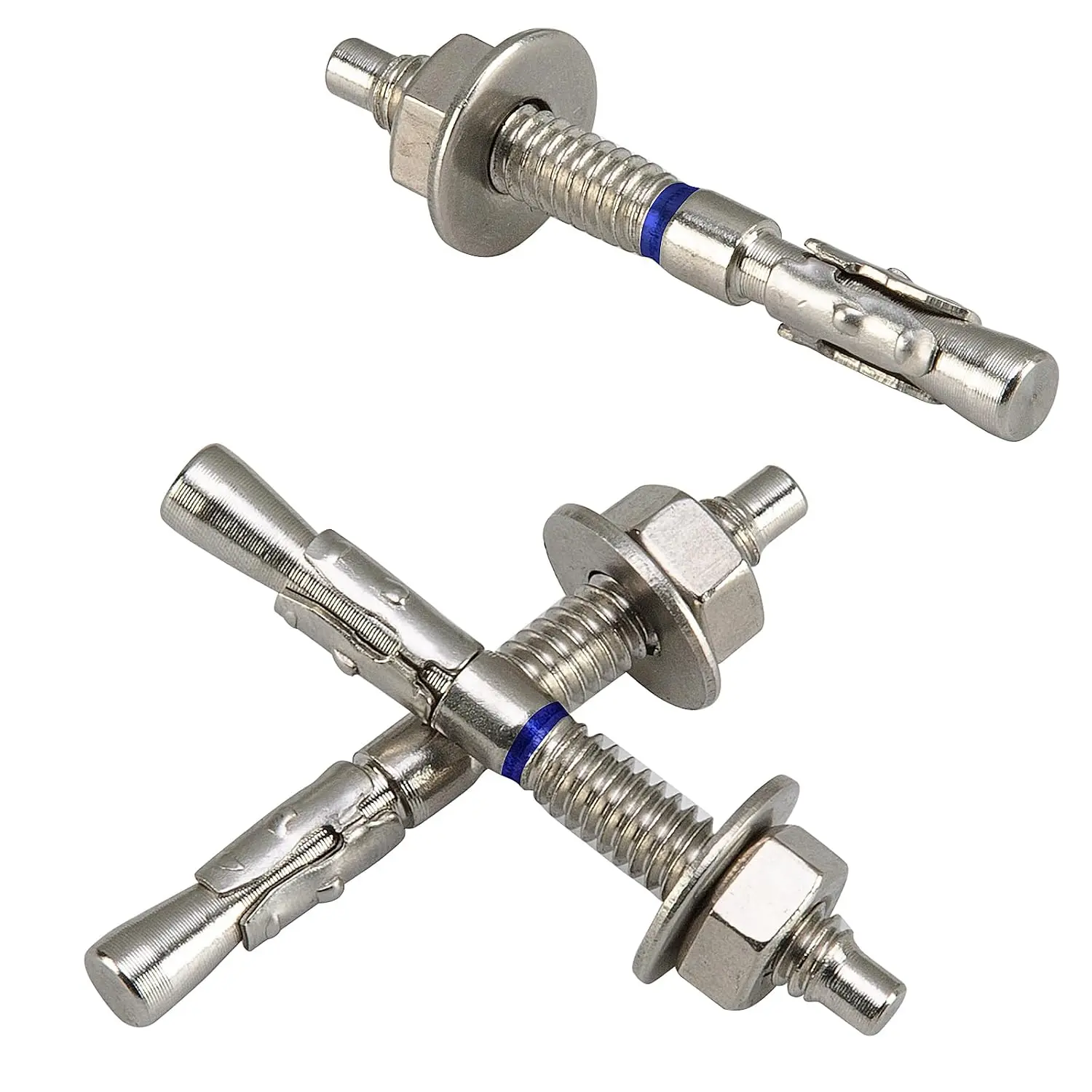 1/4" x 2-1/4" Concrete Anchors (20 Pack) 1/4 inch Wedge Anchors  Stainless Steel