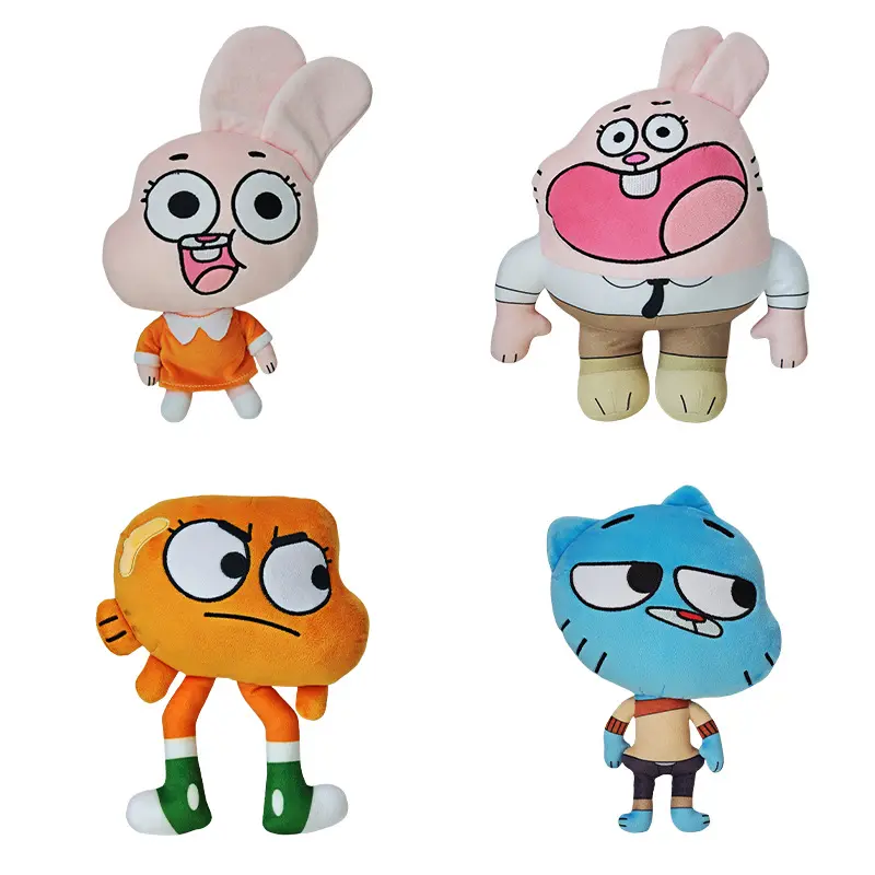Cross-border New World of Gumball Forrest Gump's Wonderful World Anime Surrounding Doll Forrest Gump Plush Toy