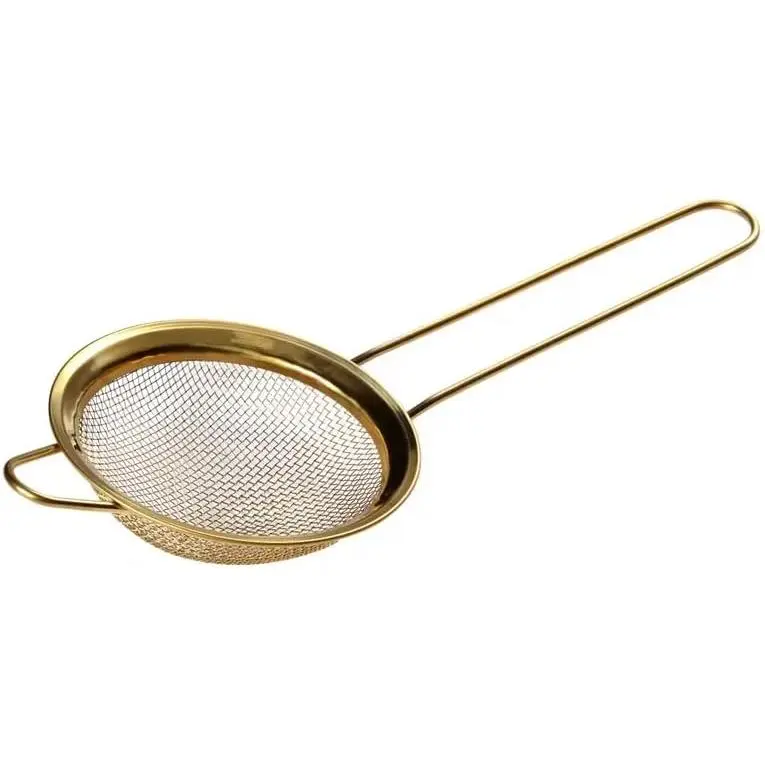 Fine Mesh Sifter with Handle,  Stainless Steel Strainer for Matcha, Flour, , and Juices