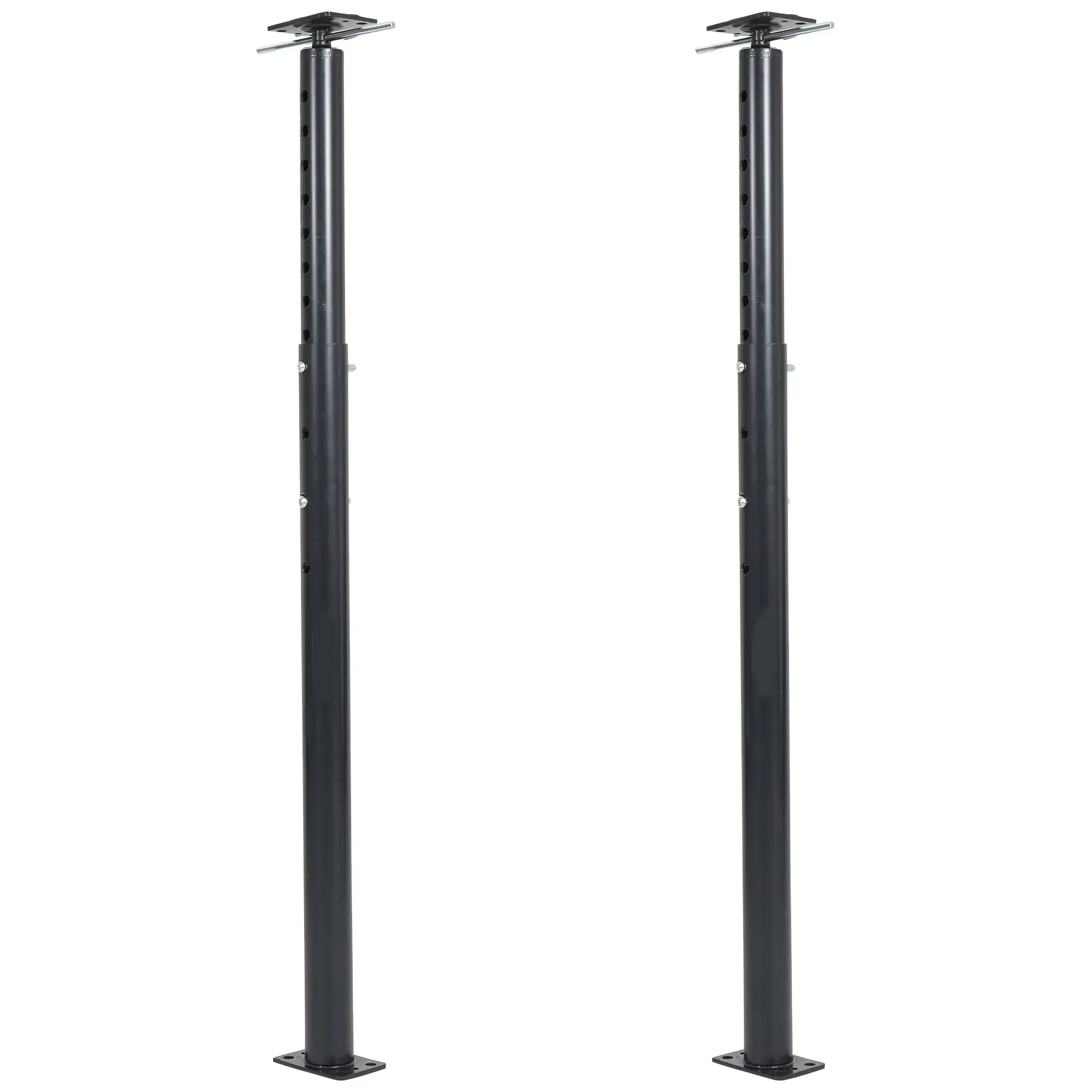 2 PACK House Floor Jack for Leveling, 19"-36" Height Range, 18000 LBS Lifting Joist Beam Basement Jacks, Adjustable Jack Post, House Jacks for Lifting