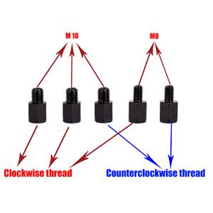 THE WELL KEPT 8MM Motorcycle Mirrors Universal for 7/8" Handlebars Bike Mirror Compatible with ATV,Snowmobile,Scooter,Moped,Dirt Bike,Sportsman-Convex Mirrors THE WELL KEPT 8MM Motorcycle Mirrors Universal for 7/8" Handlebars Bike Mirror Compatible with ATV,Snowmobile,Scooter,Moped,Dirt Bike,Sportsman-Convex Mirrors