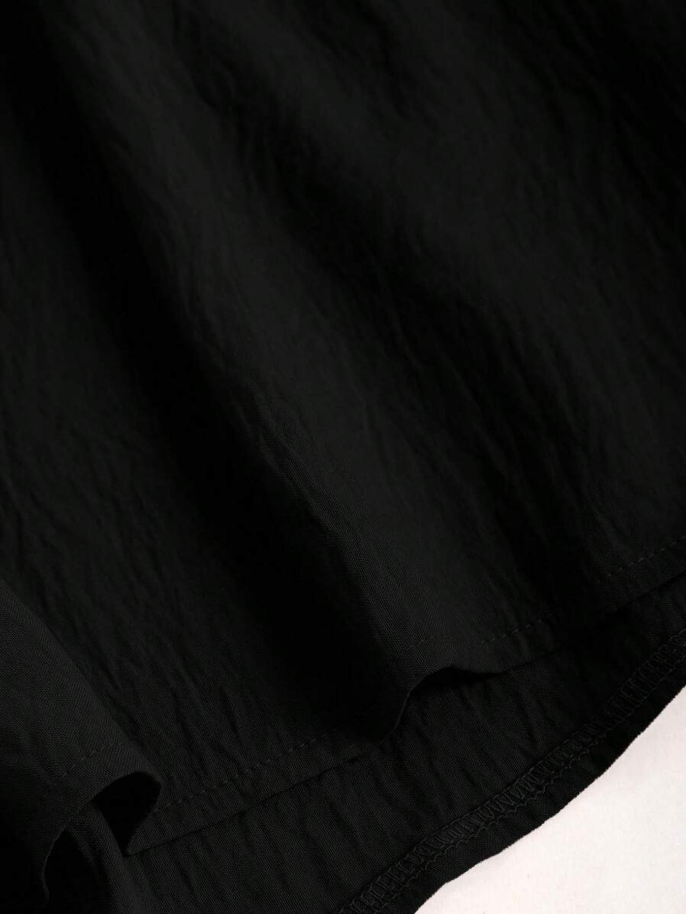 Two-Piece Set Women's Basic Solid Color Crop Tube Top & Elastic Waist Shorts Set, Casual Fashion Cozy Outfits for Daily Outdoor Wear, Ladies Clothes for Summer