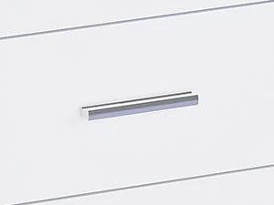 Sikaic LED Tall Nightstand with Glass Door Storage White Modern Accent Tables Modern Furniture Bedside Cabinet