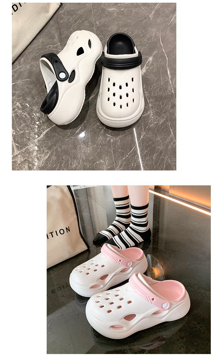 Women's EVA Platform Clogs, Soft Cushioned Non-slip Sandals, Indoor Outdoor Beach Slides, Comfortable Thick Sole Slippers for Summer