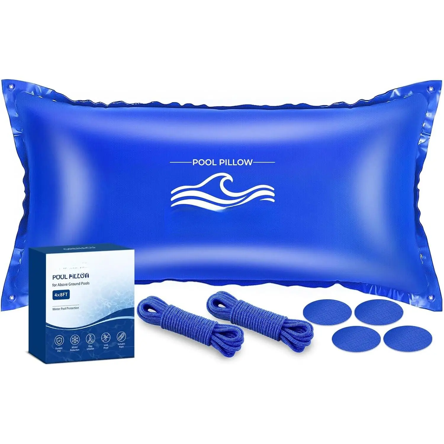 Pool Pillows for Above Ground Pools, 4 x 8 FT Pool Pillow for Winterizing