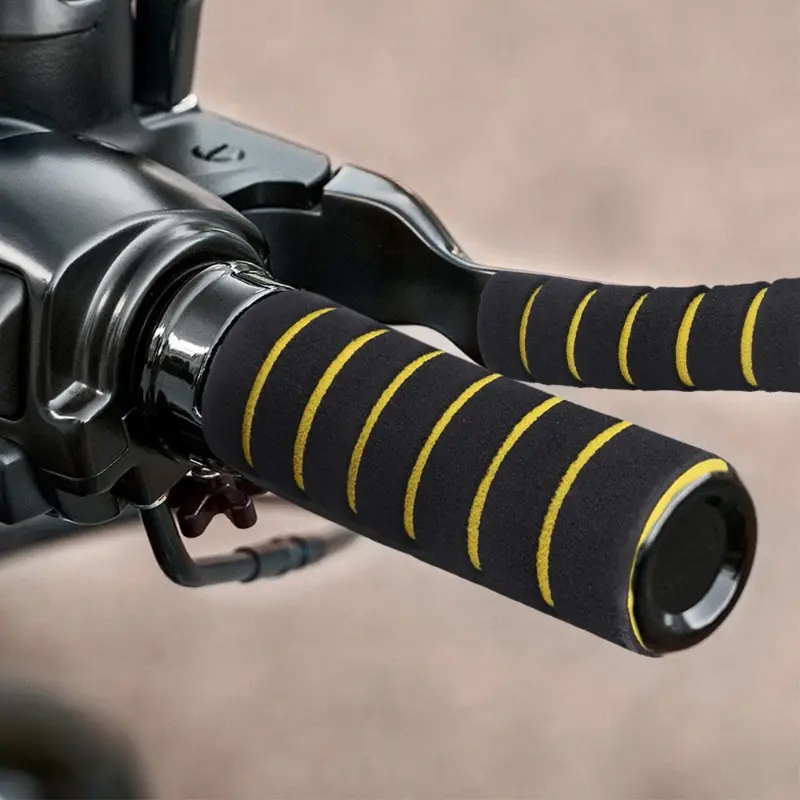 4pcs All-Purpose Anti-Slip Foam Grip Cover, Motorcycle and Bicycle Handlebar Protector