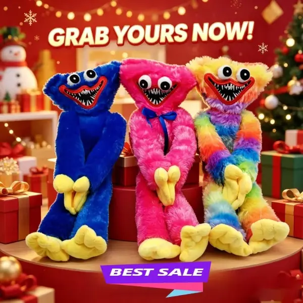 Kawaii Game Poppy Playtimes Series 40CM Stuffed Toy Cute Cartoon Character Creativity Skin Friendly and Soft Plush Toy Gift
