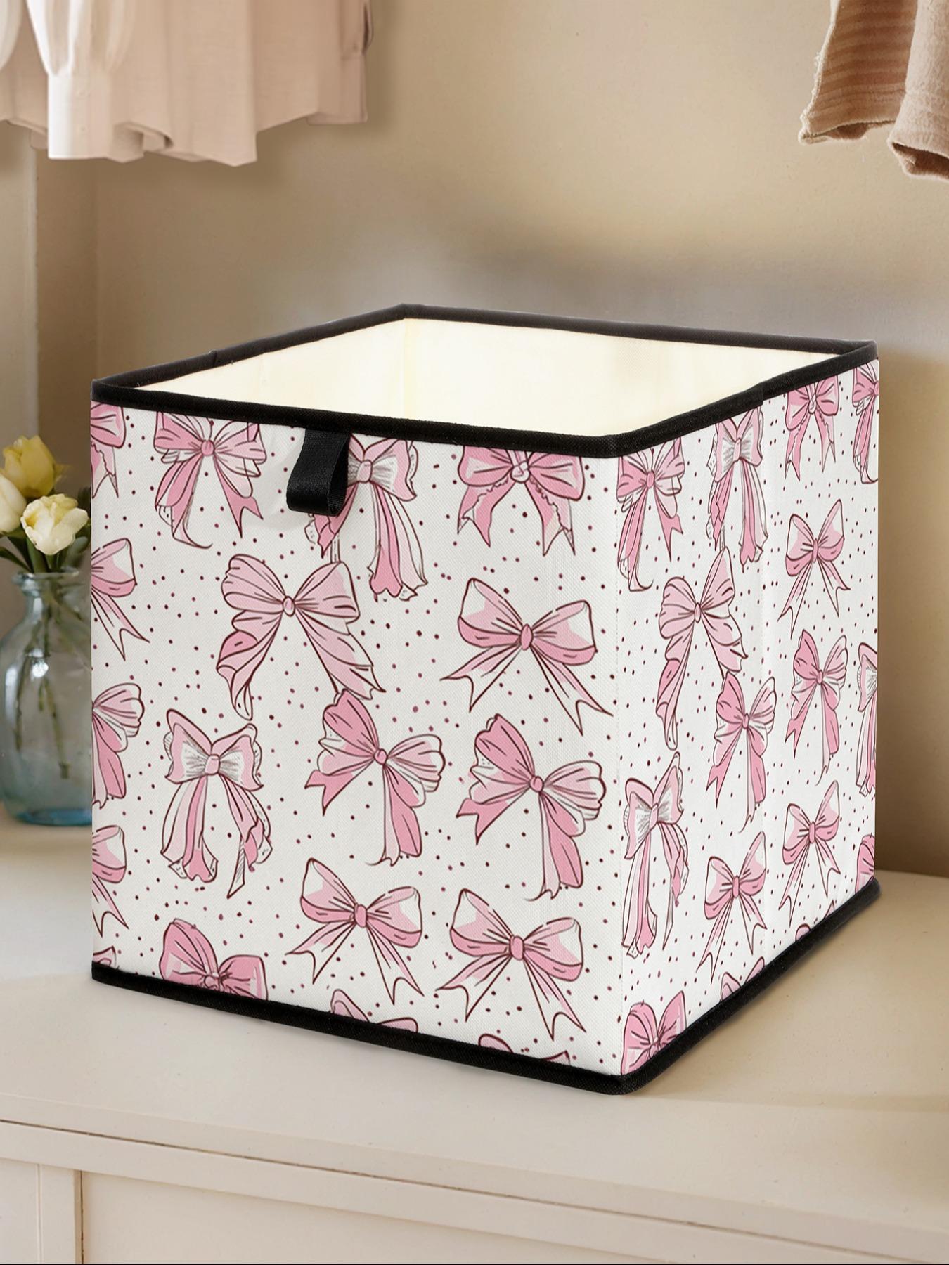 Butterfly Pattern Open Storage Box, Stackable Drawer Organizer, Durable Multi-Functional Design for Home Dorm Room Organization