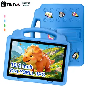Father's Day Gift 10.1 Inch Android Kids Tablet, Learning Tablet with Parental Control, Dual Use for Study, Games & Entertainment, Shockproof Protection, 5G WiFi, HD IPS Screen, Bluetooth Dual Cameras, USB Cable Included, No Power Adapter, DealsForYouDays