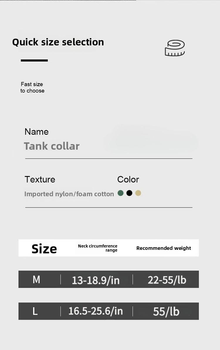 Heavy Duty Dog Collar with Titanium Eagle Clasp – Dual Breathable Design, No Neck Strain for Large Breeds