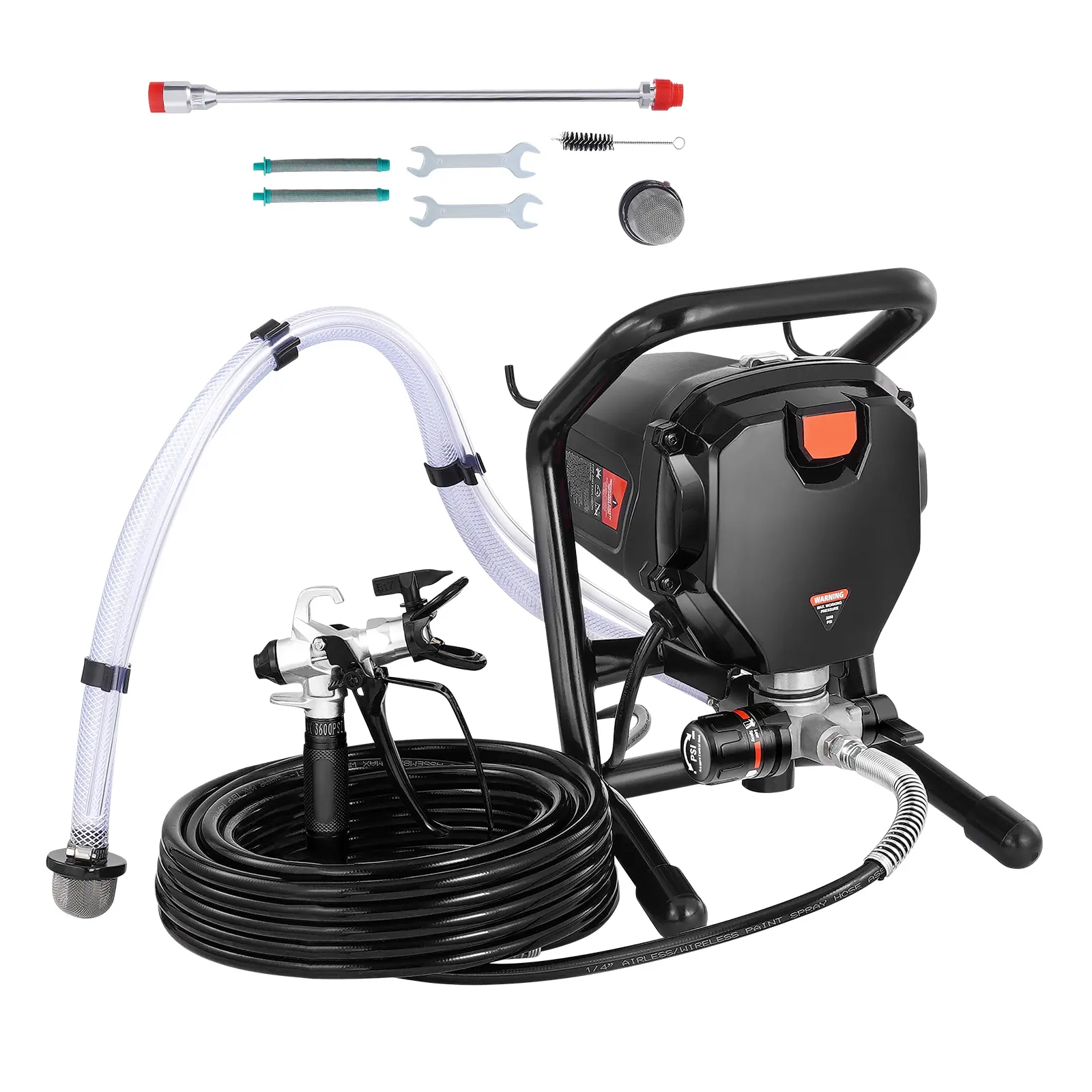 Stand Airless Paint Sprayer, 750 W Power, 3000 PSI Maximum Pressure, Time-Tested Durability, User-Friendly Design