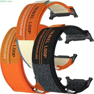 2026Nylon Sports Adventure Watch Band (Band Only), 1 Count Solid Color Watch Band for Samsung Galaxy Watch 7 Ultra, Smart Watch Accessories for Men & Women, Smartwatch Accessories
