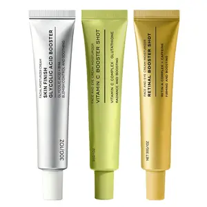 Booster Shot Skin Renewal Duo - Vitamin C & Retinal & Glycolic Acid,  for Day And Night Brightening, Pore Minimizing, Moisturizing, and Fades Dark Spots | 1.01 fl oz *3pcs