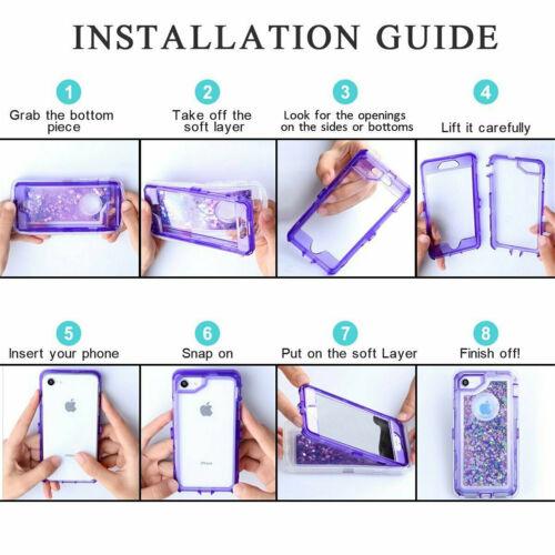 for iPhone 16 17 Pro Max Case,Liquid Glitter Case Luxury Floating Bling Sparkle Shockproof Cover Compatible with iPhone 12 13 14 15 Pro Max