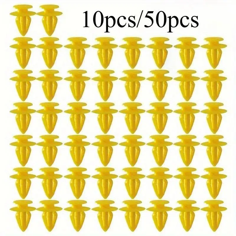 10/50pcs Universal Dash Door Panel Trim Push Fastener Clip For Audi A3 A6 A8 R8 TT VW Polo T4 T5 Galaxy Sharan Ford Seat 7M0867299K