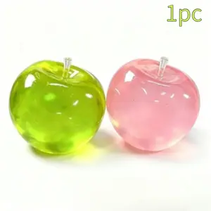 Slushie Apple Squishy, Moldable Non-Rebound Crunchy Fidget Toy, Perfect for Medium Grip Strength, Stress Relief Toy