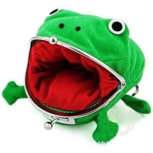 Cosplay Anime Frog Coin Purse Cute Pouch Wallet Small Money Bag Plush Purse for Funny 3225 (Frog-3325) |     Frog 3325 for Key, USB Driver, Lipstick, Birthday Gift for Childrens,Kids,Anime Lovers
