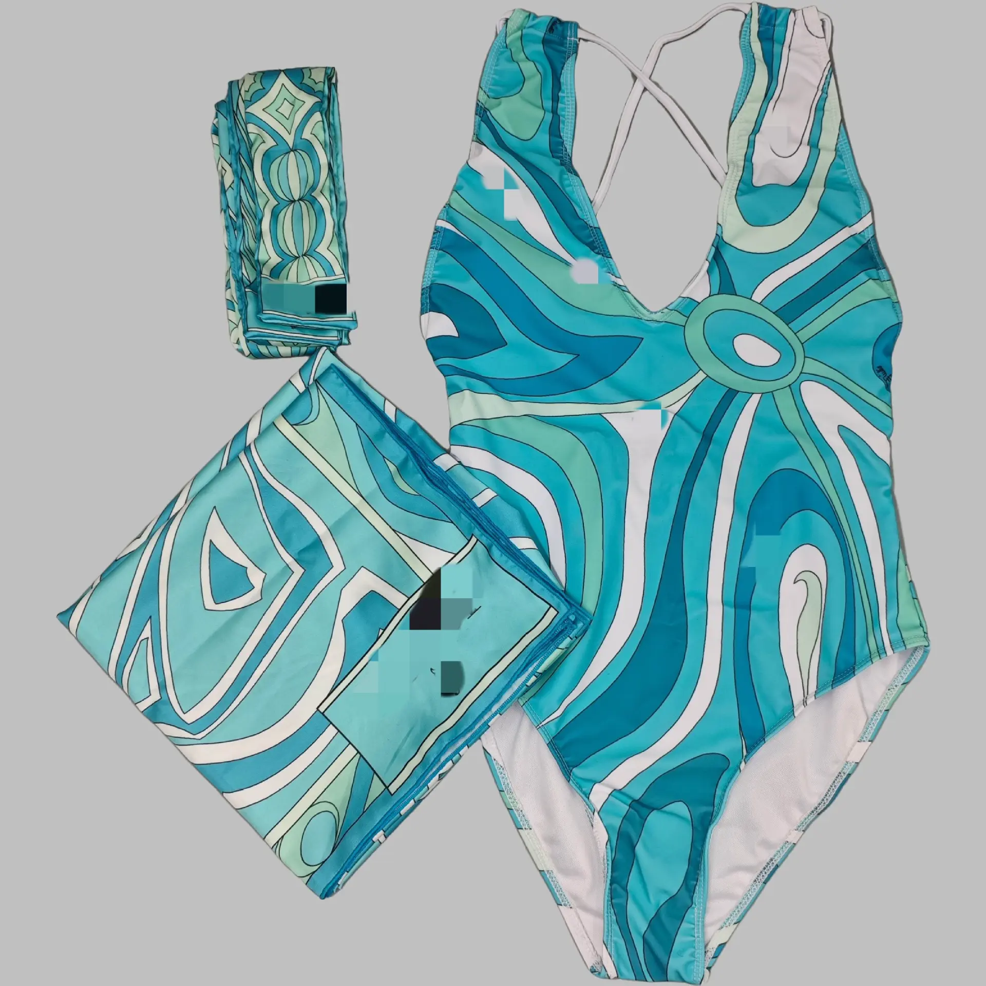 Sexy printed bikini new style women's one-piece swimsuit