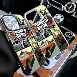 Epc San Andreas G-GT-A IMD Phone Case For iPhone 17 16 15 14 13 12 11 Pro Max Plus Color Silver Cover