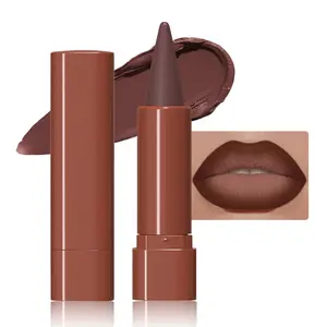 05# Maroon Gradient Matte Lip Liner for Women, Waterproof Smudge-Proof Kissproof Long-Wear, Creamy Pigmented, Flawless Contour Ombre Effect