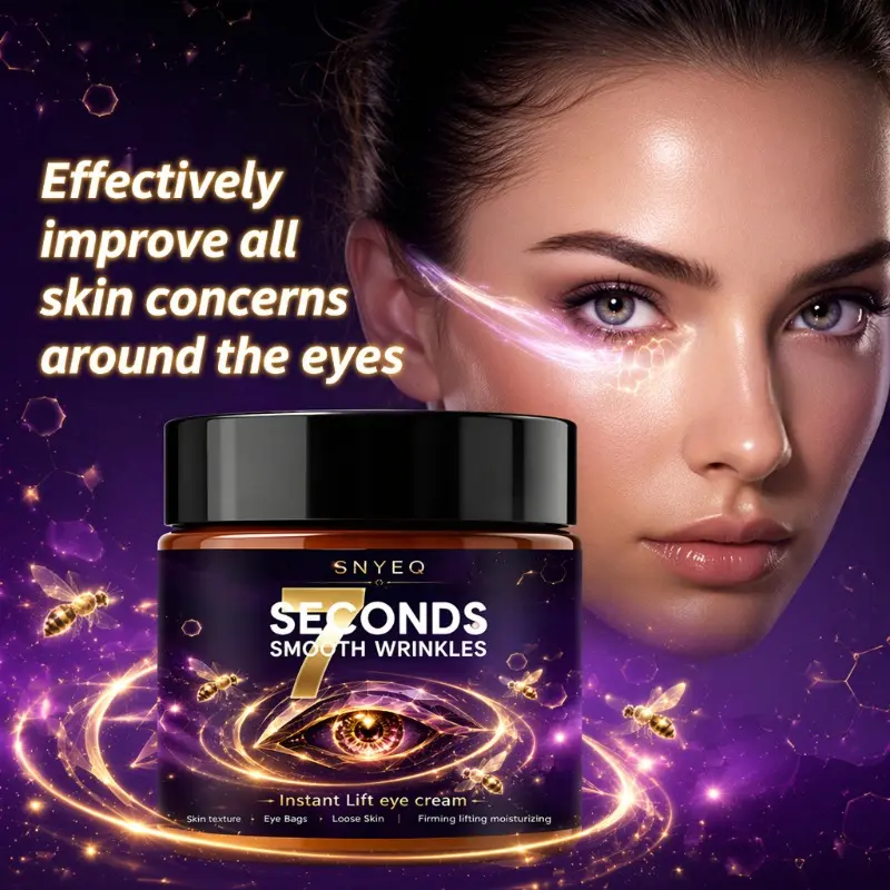 Advanced Bee Venom PurpleOriental Nursing Eye Firming Eye Cream Cream - Visible Minimize Wrinkles & Fine Lines, Smoothen Light Beige & Firm Eye Area, Alcohol-Free Formula with Centella Asiatica Extract, Retinol & Cordyceps for All Light Beige Types