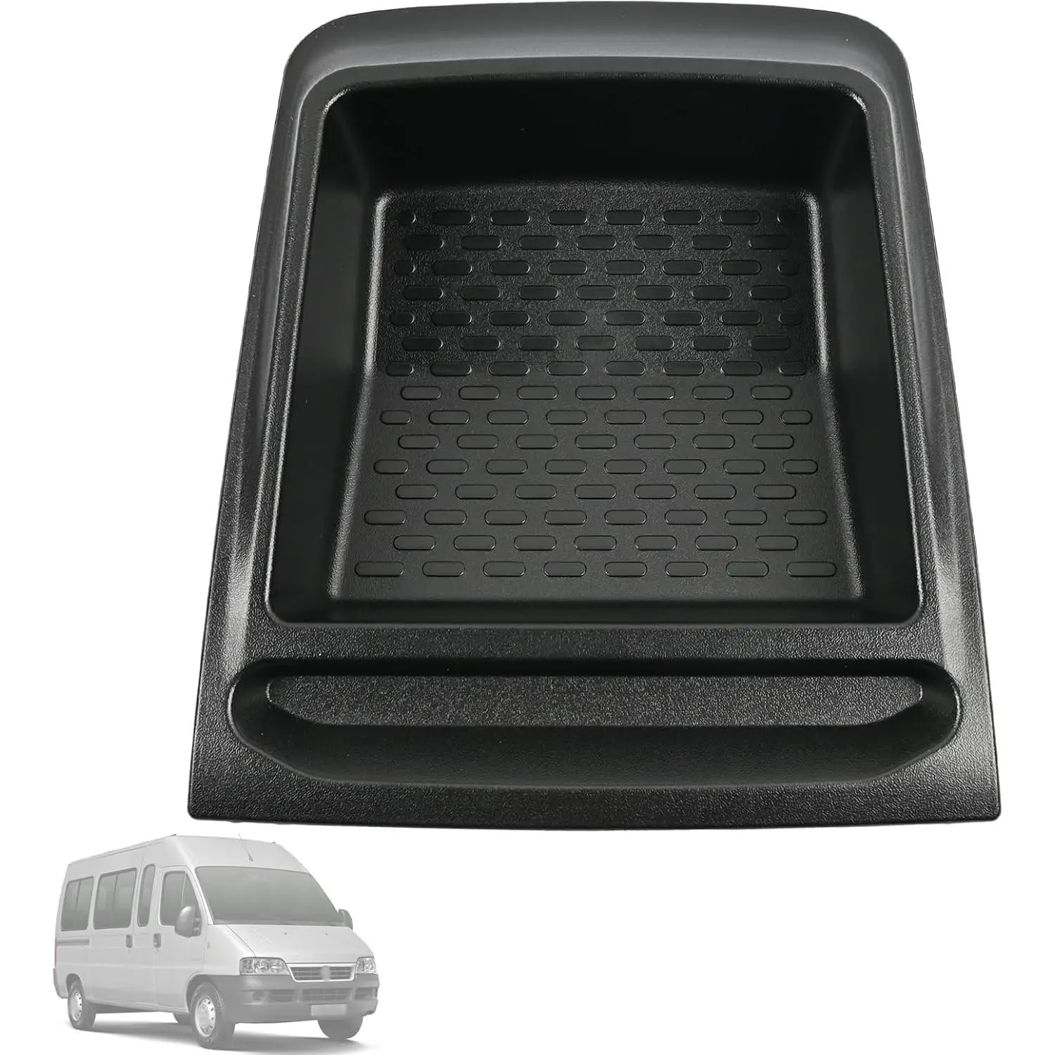 Dashboard Centre Storage Box Tray Compatible with Fiat Ducato 2014-, Boxer 2014-, Fits Citroen Relay 2014- Replace 735699812 ABS Interior Storage Box Dashboard Organizer