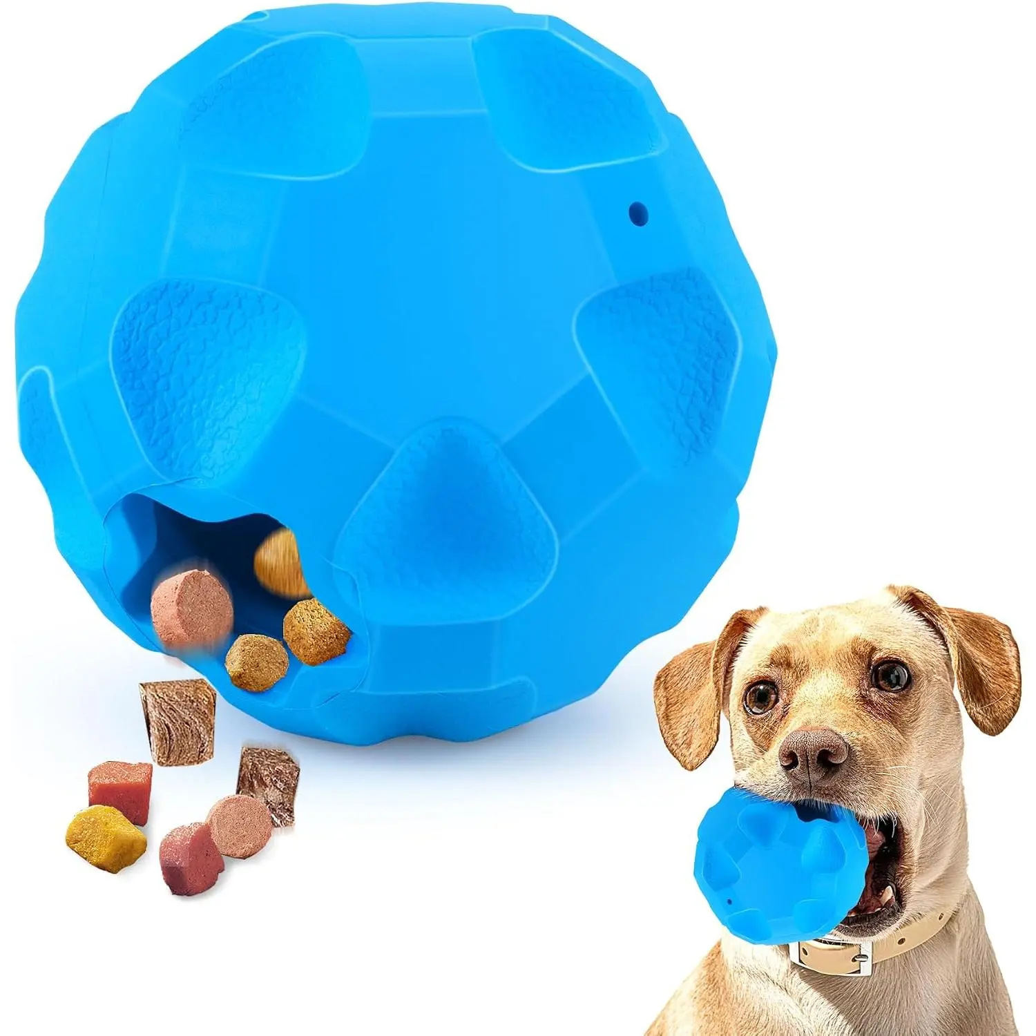 Dispensing  Toys for Aggressive Chewers Large Breed, Rubber Balls for Dogs, Cognitive  Toys to Keep Them Busy,    Ball