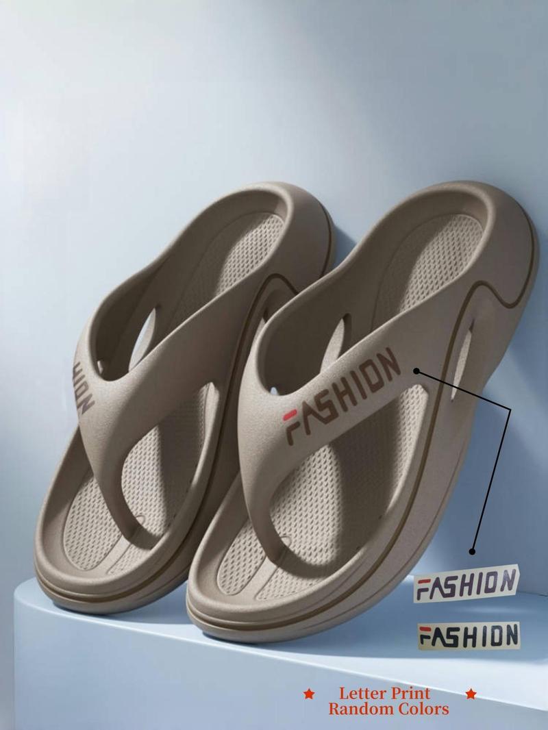 Unisex's Solid Color Orthotic Slides, Casual Comfortable Breathable Beach Sandals, Foot Care Slippers for Indoor & Outdoor Wear