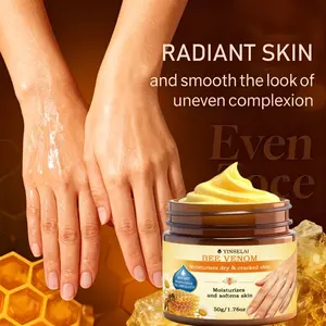 Beeswax Hand Balm 50g, Moisturizing & Softening Dry Cracked Hands, Instant Hydration, Smooths Skin, for Hands Feet Body