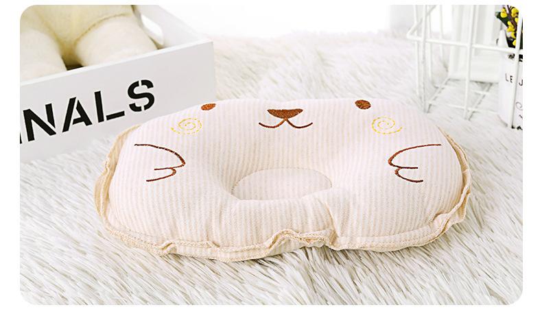 Soft Organic Cotton Baby Pillow for Newborn Comfort