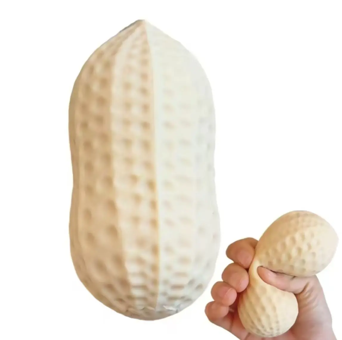 Peanut Slow Rebound Squeeze Toy Cute Stress Relief Fidget Toy for Adults Kids Noiseless Hand Exercise Toy with Mystery Element Summer Vibe Gift