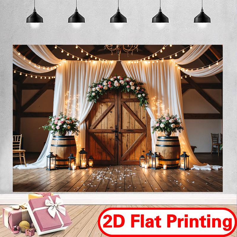 Soft Polyester Multi-Size Backdrop Cloth - Banners, Soft Texture, Summervibes Room Decoration for Anniversary, Bachelor Party Celebrations