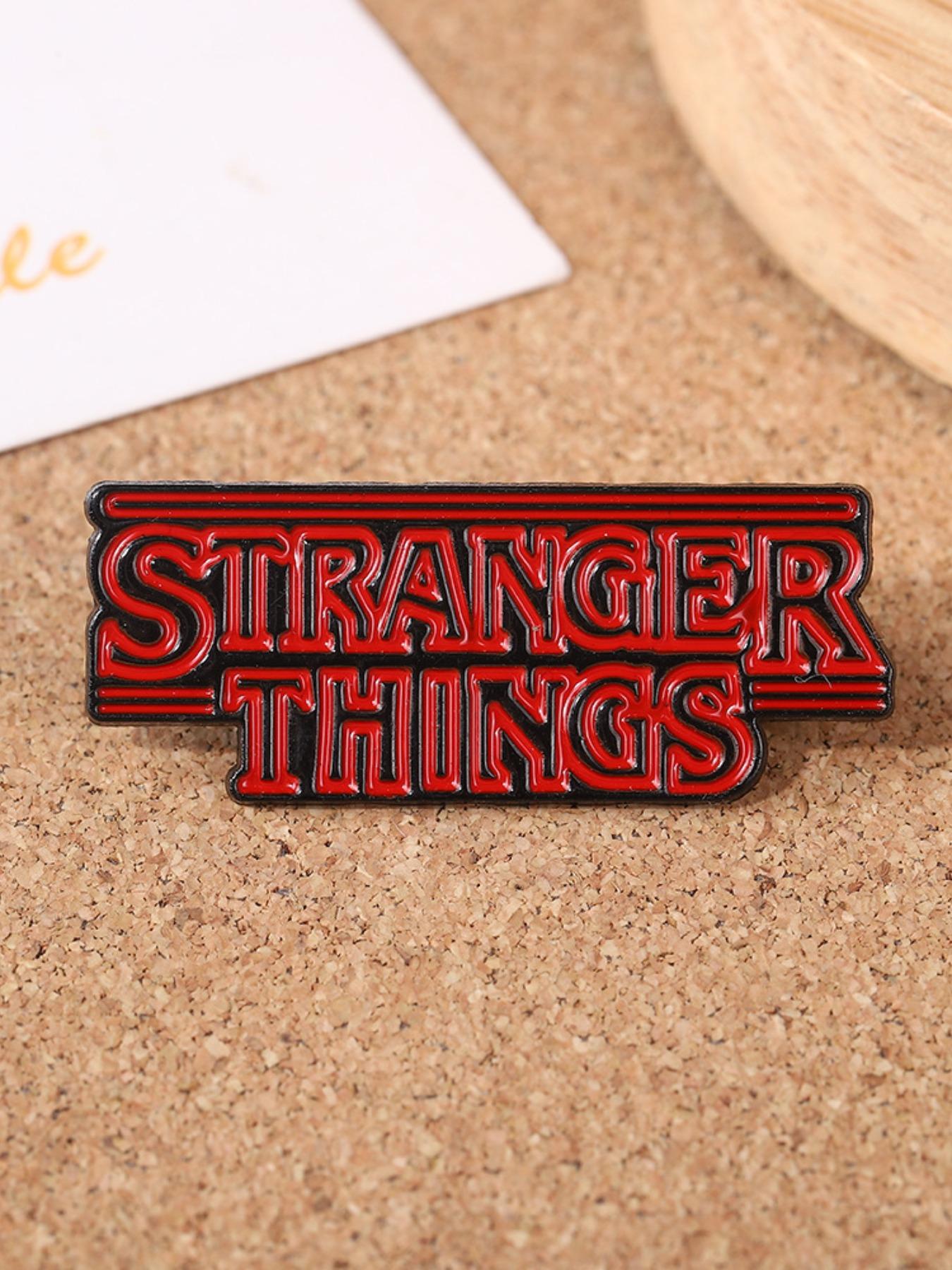 Stranger Things Enamel Pin Set – Officially Inspired Demogorgon & Eleven Poster Pins, Collectible Netflix Fan Merch, Perfect Gift for Halloween, Christmas & Season 5 Premiere