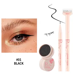 Compact portable brown liner & lash stamp in one pen. Even stamped lashes and long-wearing formula, easy to carry for travel and daily commute to make beautiful eye makeup in no time.