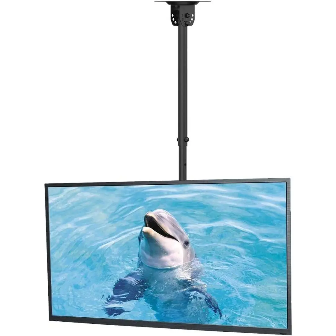 Ceiling TV Mount Fits Most 26-65 Inch LCD LED Plasma TVs, Max VESA 400x400mm, 100lbs/45kg Load Capacity, Height Adjustable, MC4602Gift