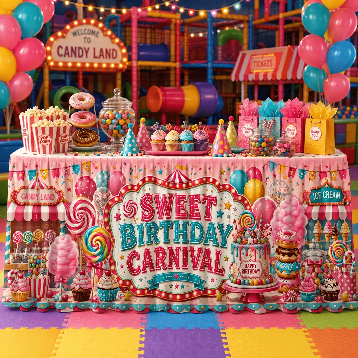 1 piece set of sweet Christmas candy gingerbread printed polyester table skirt, suitable for holiday giving, winter activities, catering, kitchen, home decoration