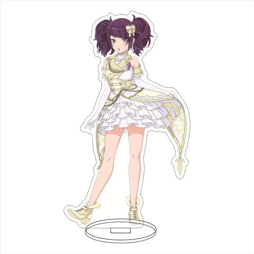 16CM Anime Game Figure THE IDOLM@STER SHINY COLORS‌‌ Sakuragi Mano Kazano Hiori Shirase Sakuya Cos Acrylic Stand Ornaments Gifts