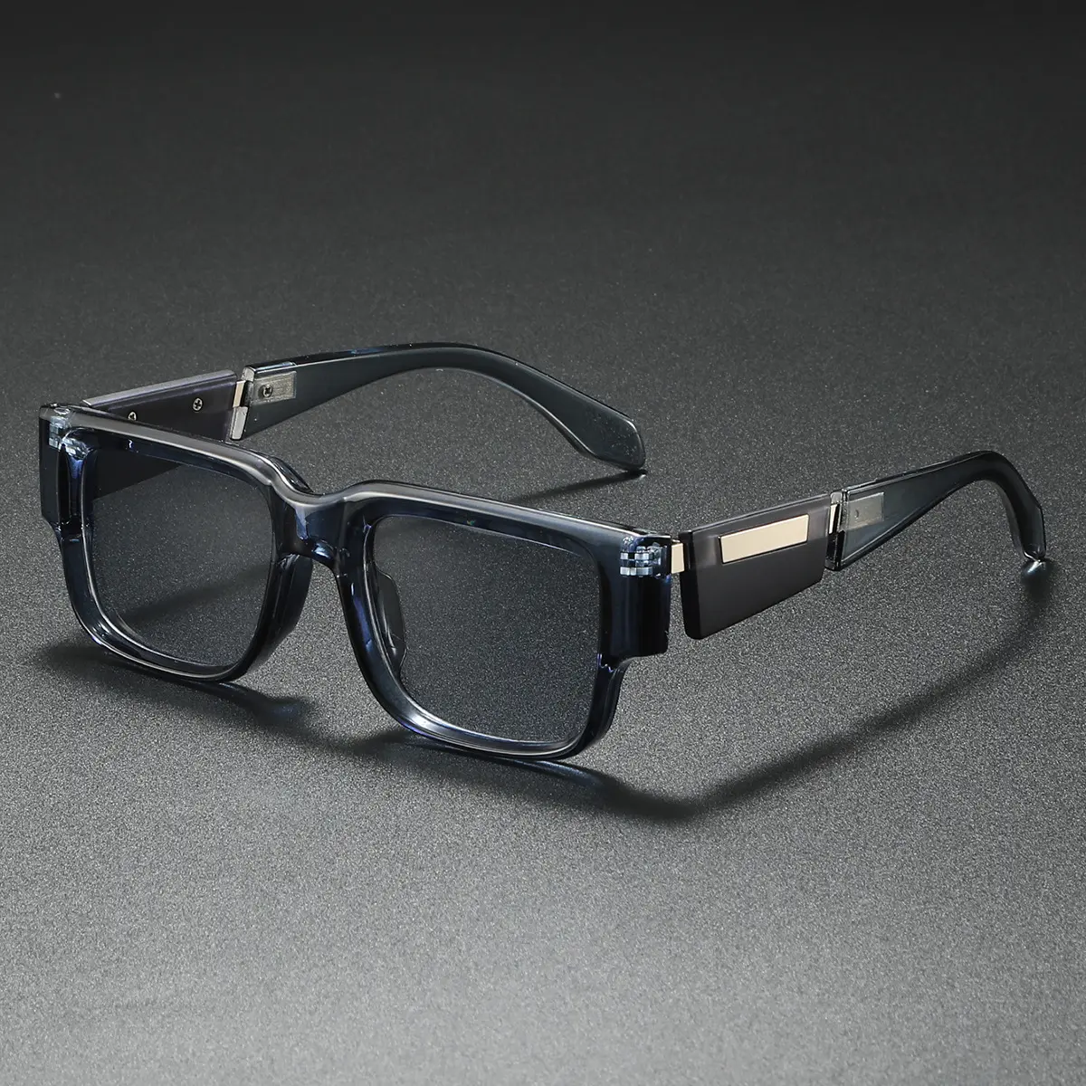 New men's fashion simple square box trend personality street glasses women
