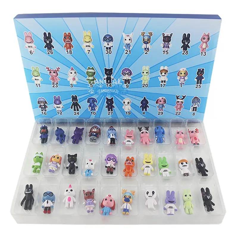 30 Pack Bagged/boxed Horror Animal Hospital Figures, Collectible Game Dolls, Desktop Decorations, Model Toys, Animal Hospital Merchandise