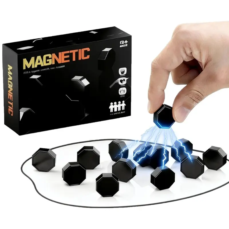 Magnetic Rocks Magnetic Effect Chess Games Multiplayer Interactive Stone Board Game Set Brain Exercise Develop The Mind